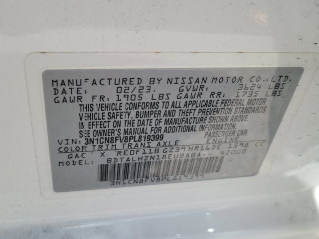 2023 Nissan Versa 1.6 SR