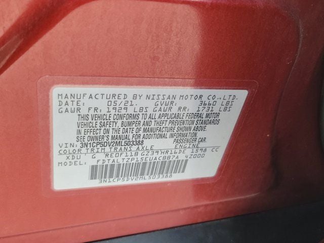 2021 Nissan Kicks SR