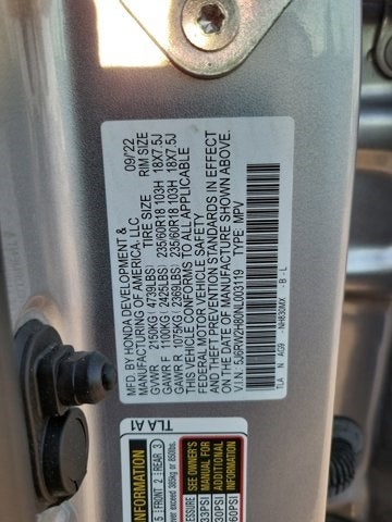 2022 Honda CR-V EX-L