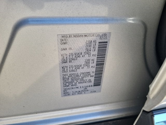 2021 Nissan Murano SV