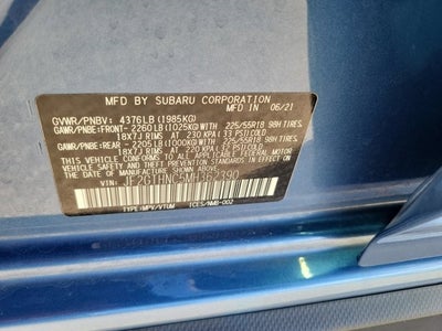 2021 Subaru Crosstrek Limited