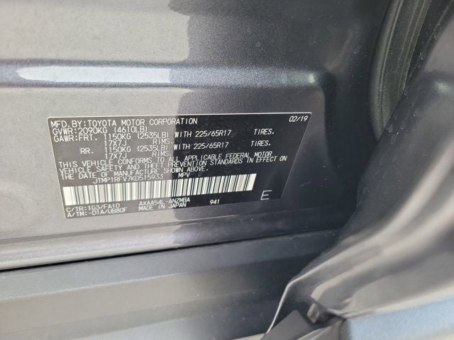 2019 Toyota RAV4 XLE