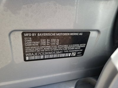 2019 BMW 5 Series 540i xDrive