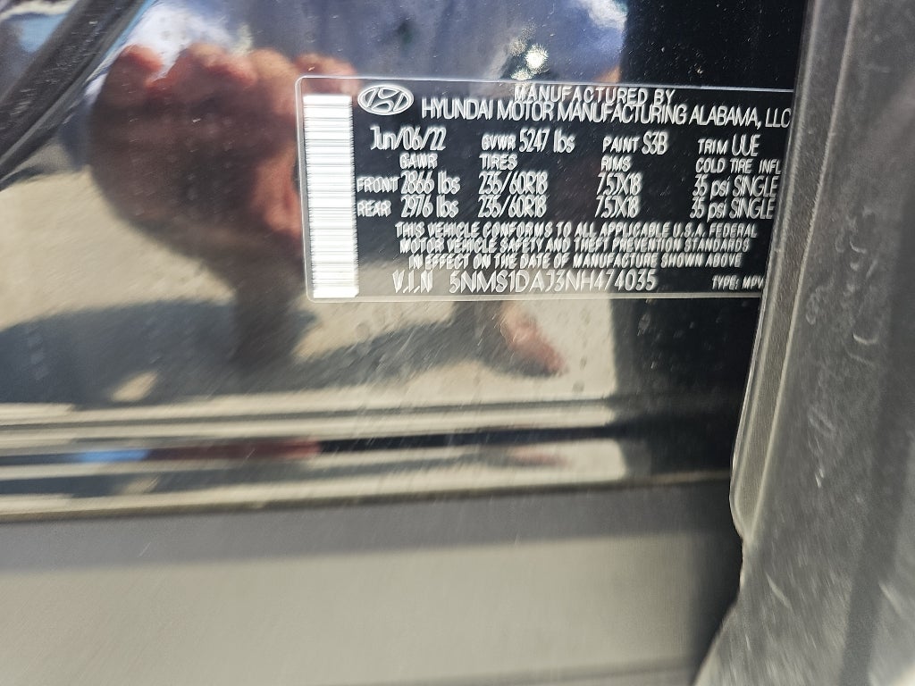 2022 Hyundai Santa Fe SE
