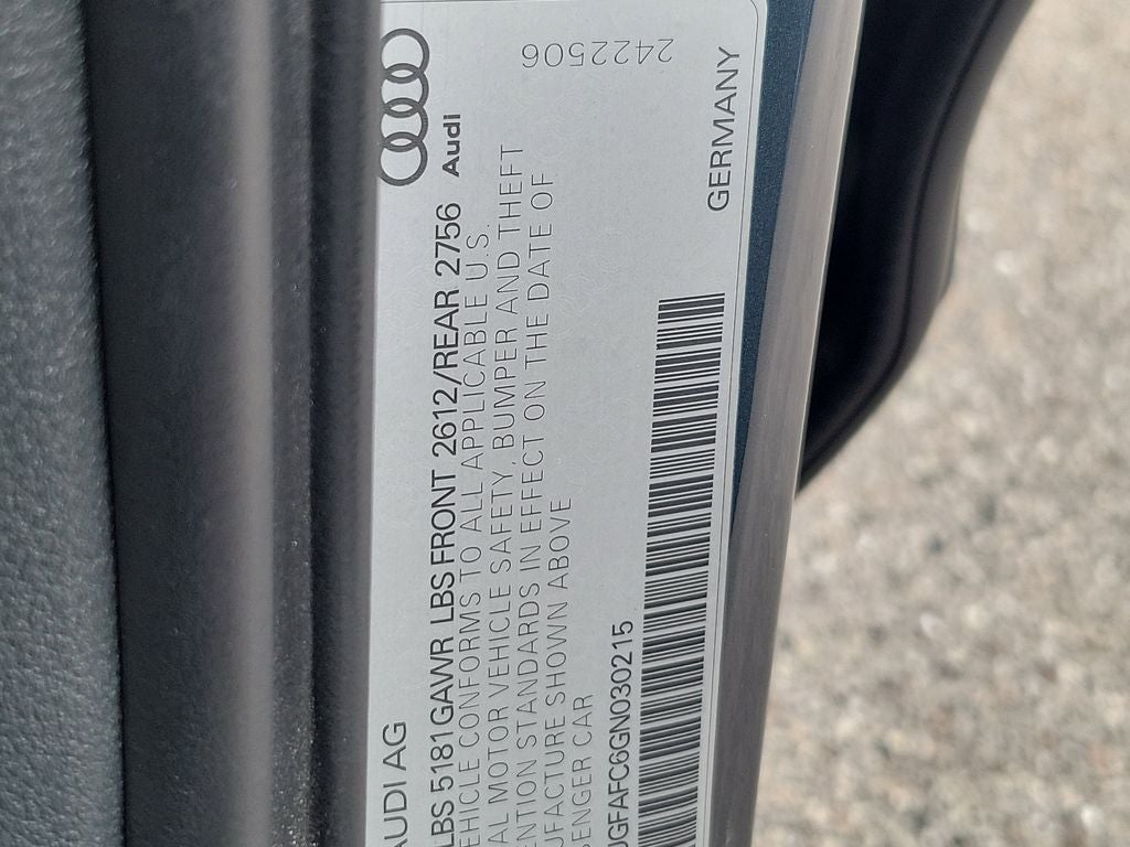 2016 Audi A6 2.0T Premium Plus