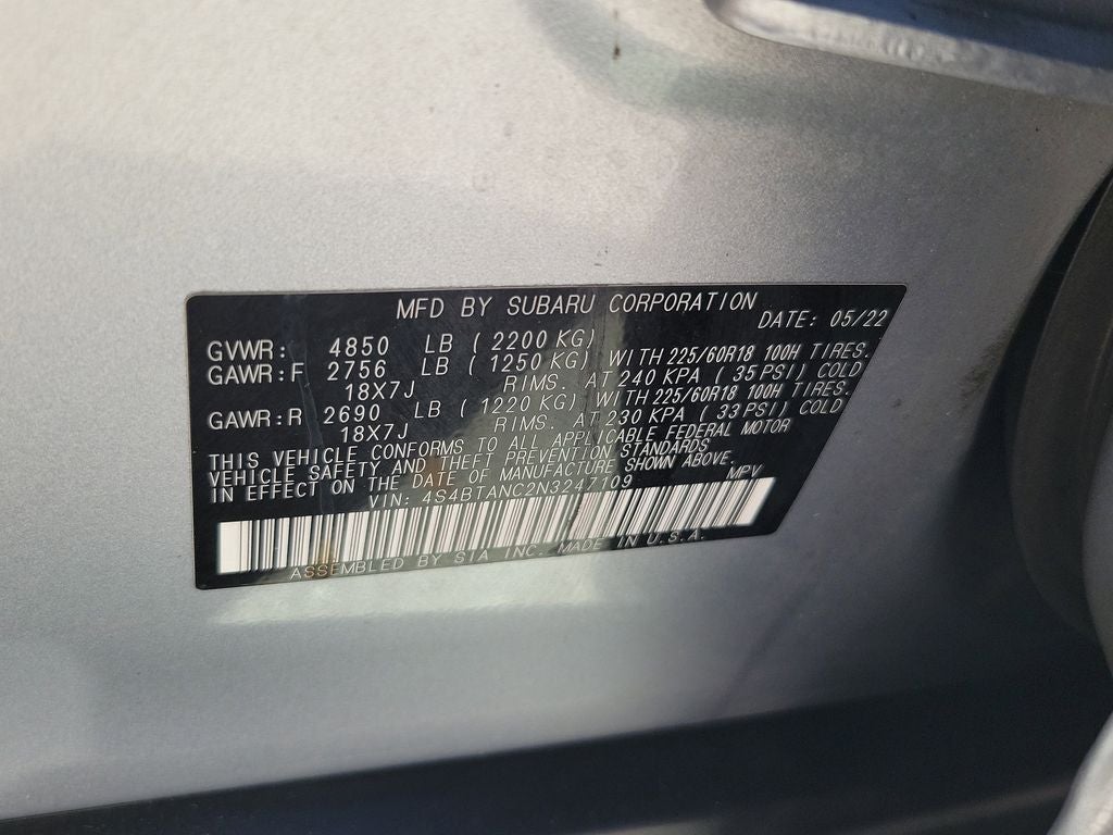 2022 Subaru Outback Limited