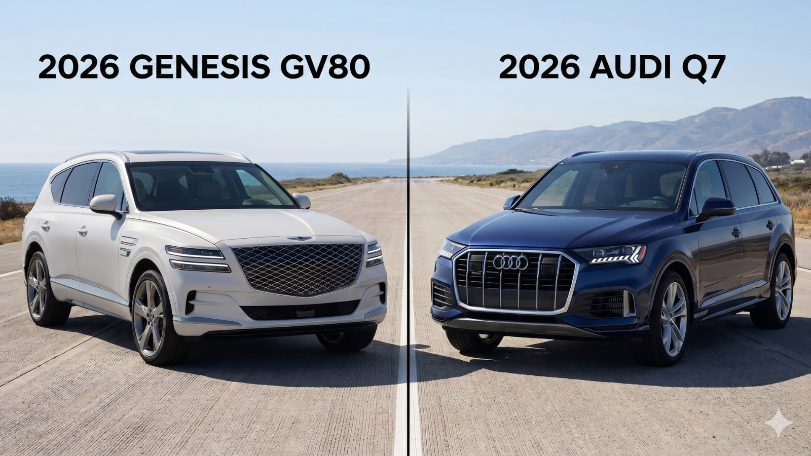 2026 Genesis GV80 Vs Audi Q7